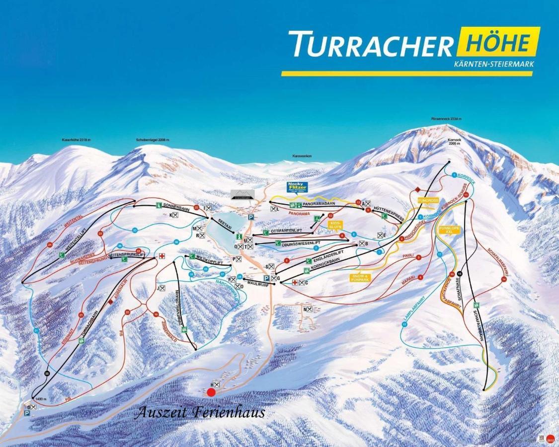 Auszeit Ferienhaus Fur 6 Personen ,Mit Grosser Terrasse Und Panoramablick, Turracher Hohe -A1 Haus 436 A Links- Exteriér fotografie