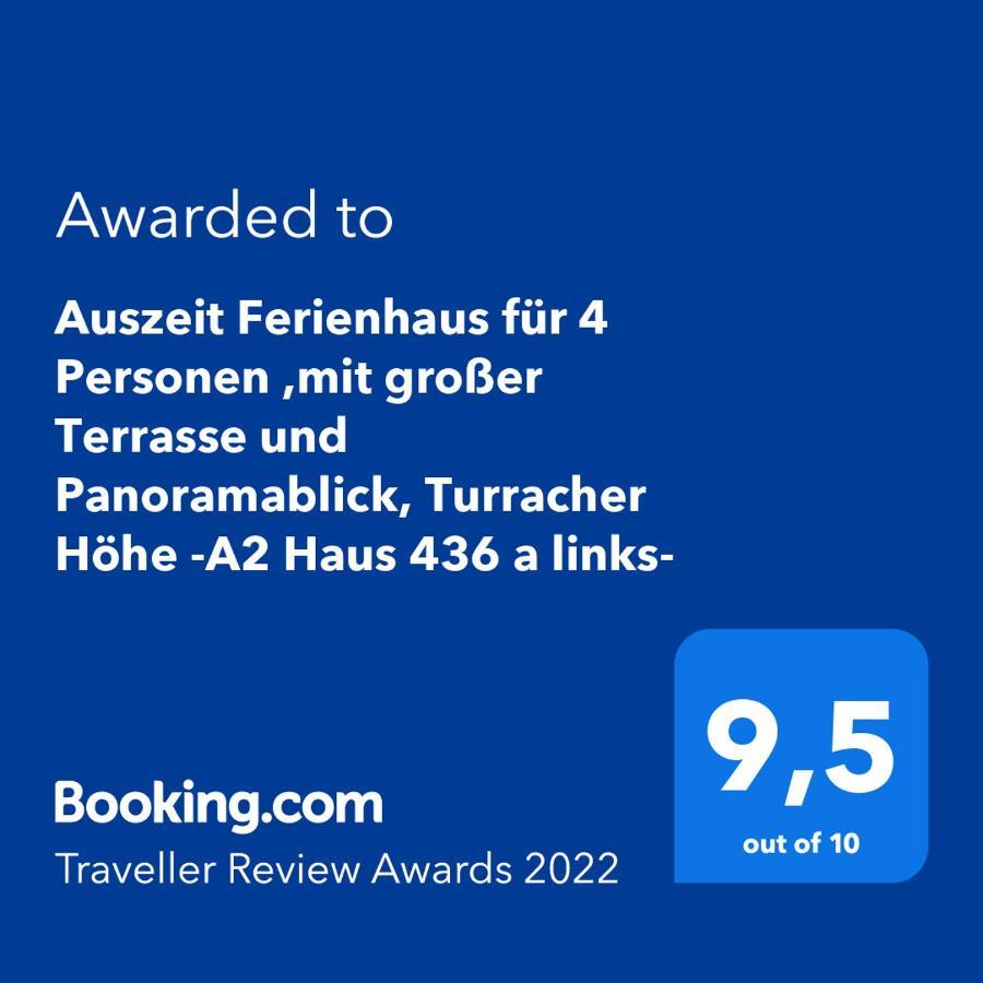 Auszeit Ferienhaus Fur 6 Personen ,Mit Grosser Terrasse Und Panoramablick, Turracher Hohe -A1 Haus 436 A Links- Exteriér fotografie